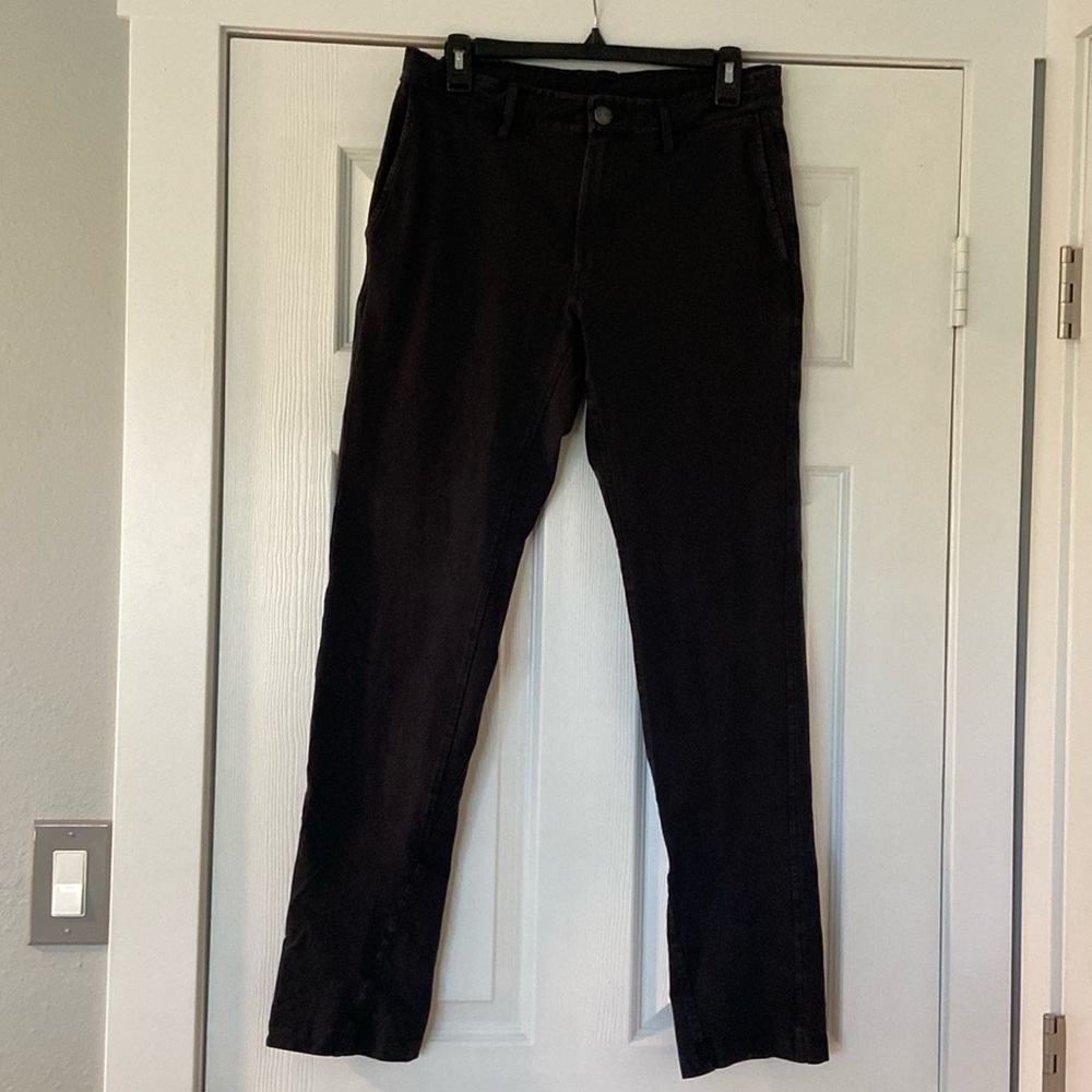Good man brand stretchy adjustable waist man pants size M